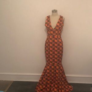 Dresses - Limited Edition Diyanu Kente Body on Mermaid Dress Dresses - Limited Edition Diyanu Kente Body on Mermaid Dress